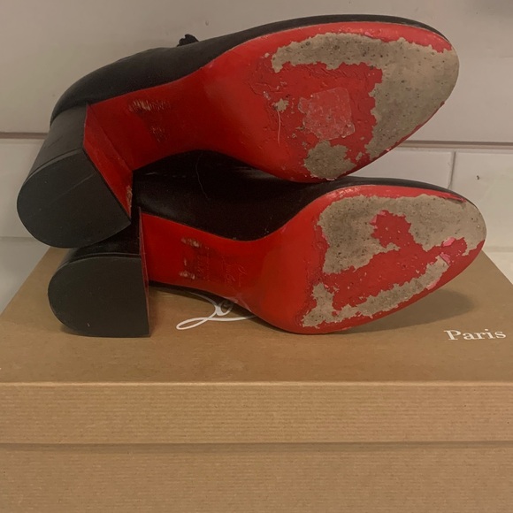 Christian Louboutin Sockies 85 leather ankle boots - Picture 7 of 10